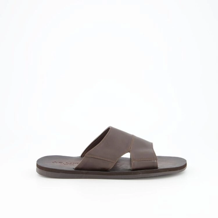 JC Lanyon Men's Jason Synthetic Cut Out Slide Brown