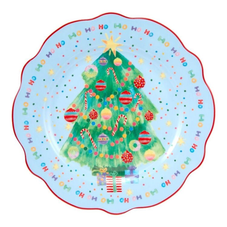 Maxwell & Williams Jolly Joy Joy Plate Christmas Tree