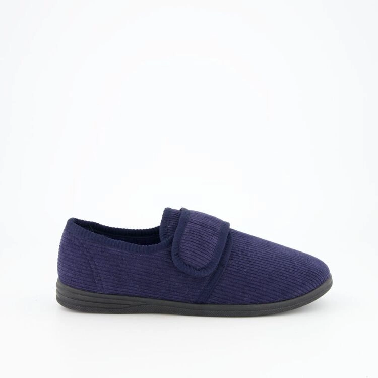 Nic Morris Men’s Mills Corduroy Slippers Navy