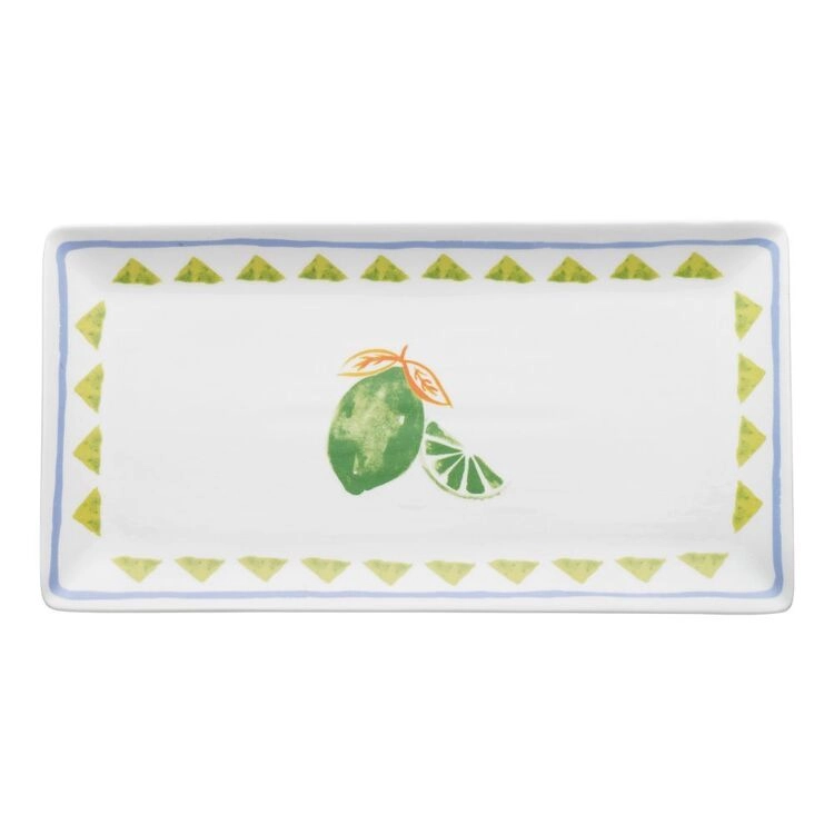 Porto Fiesta Rectangle 32 cm Serving Platter Lime