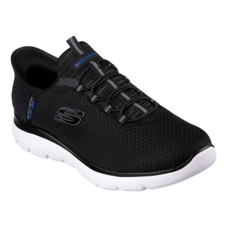 Skechers Men's Summits High Range Slip In Sneakers Black