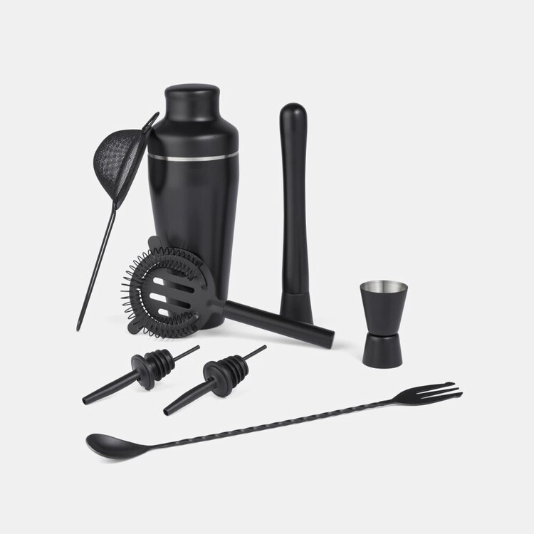 Smith + Nobel Bond 8-Piece Cocktail Set Gunmetal Grey