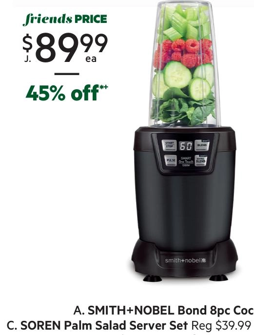 Smith + Nobel Personal Smart Blender IA3020