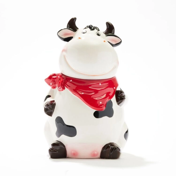 Soren Cow Cookie Canister