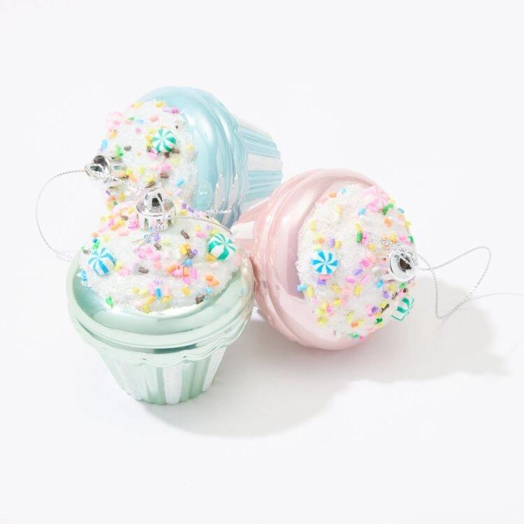 Soren Cupcake Tree Decoration 3 Pack