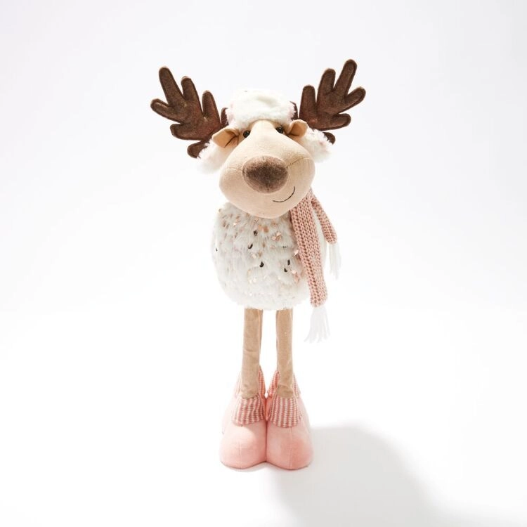 Soren Pink Standing Reindeer