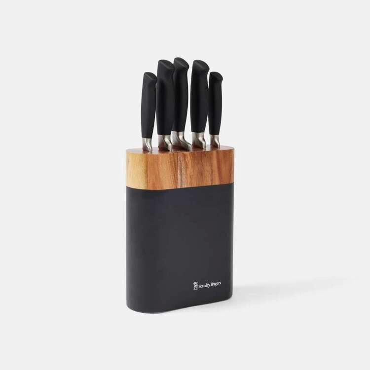 Stanley Rogers 6-Piece Oval Knife Block Set