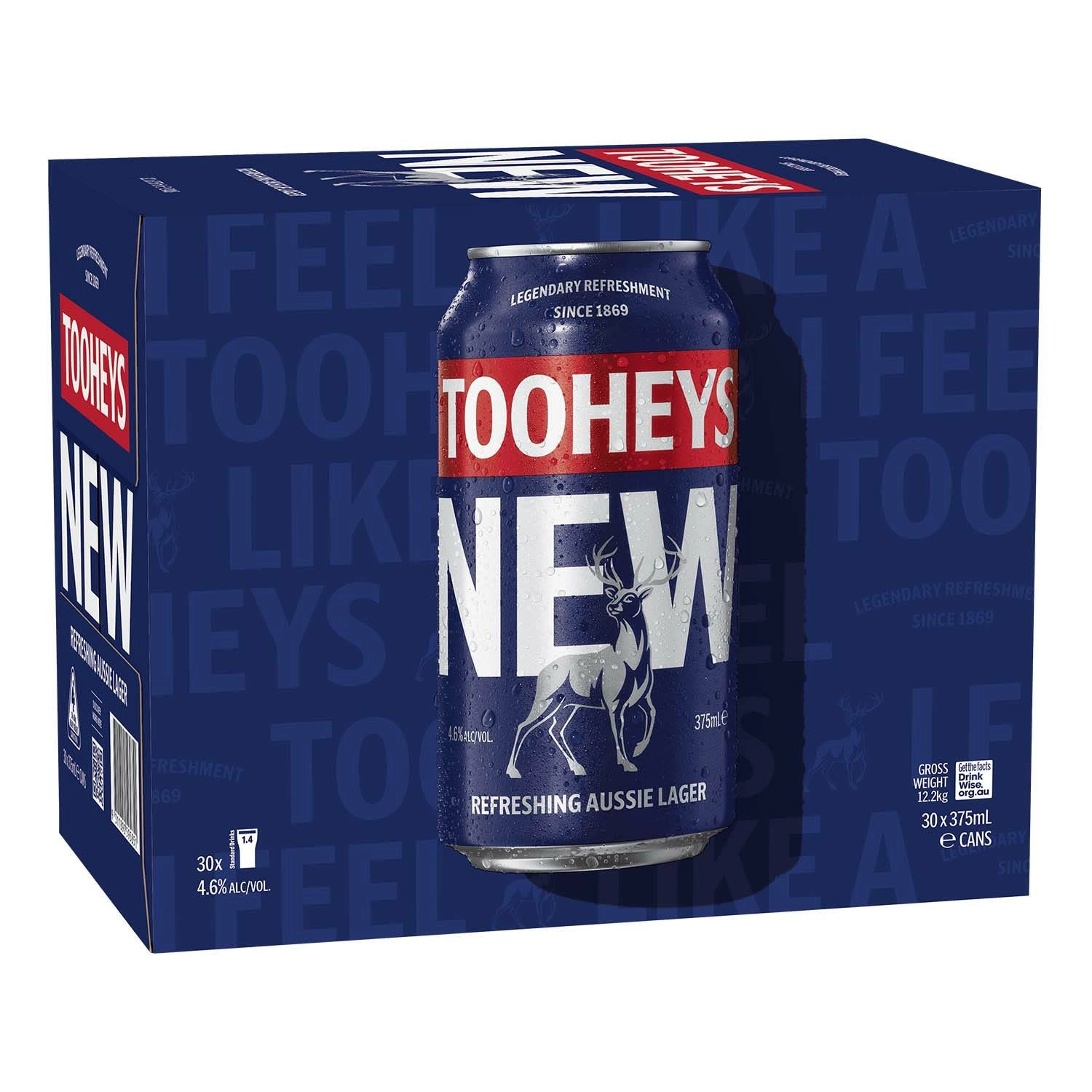 Tooheys New Cans 375ml