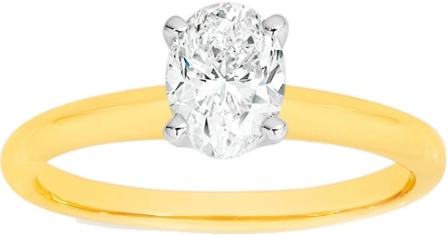 18ct Gold Diamond Solitaire Ring