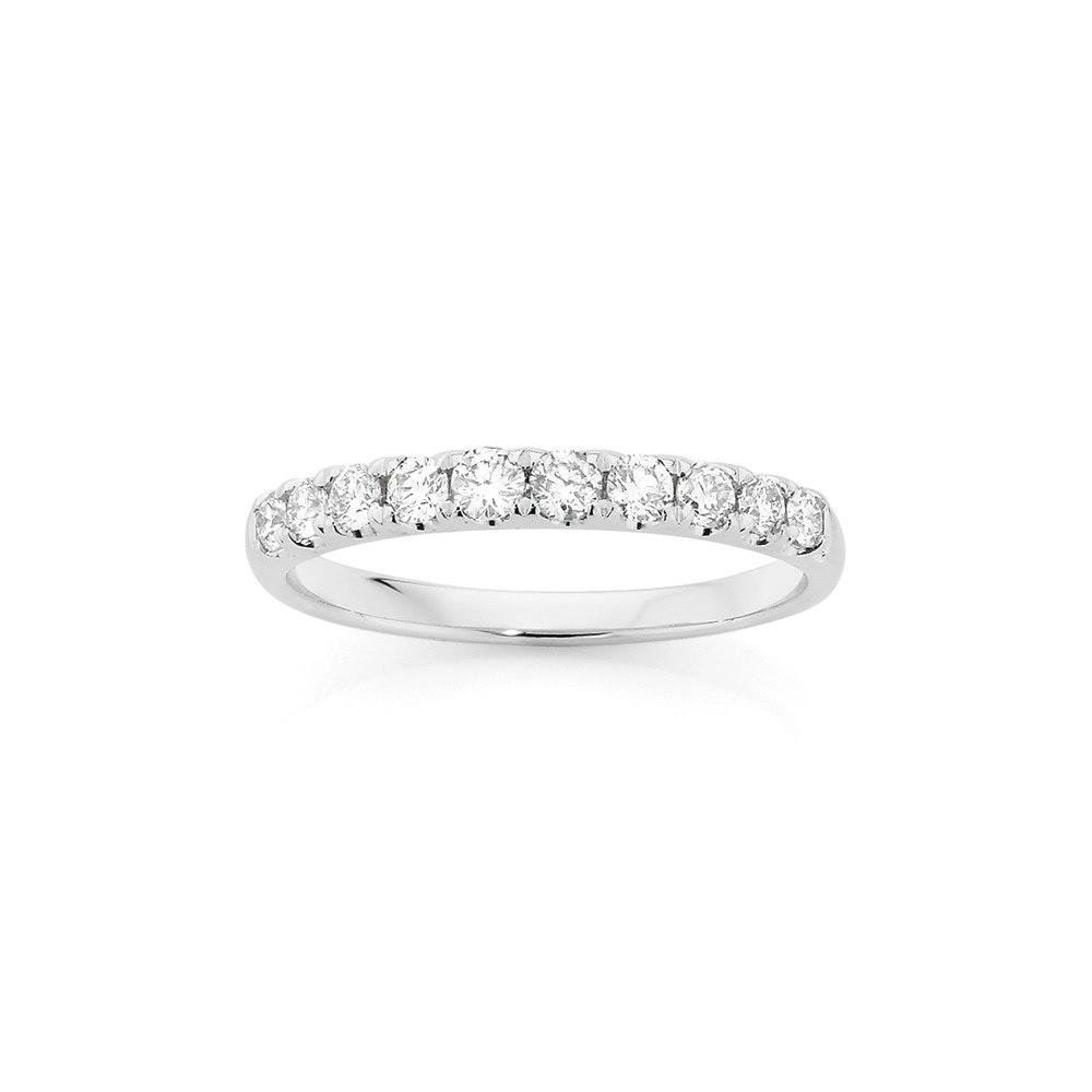 18ct White Gold Diamond Anniversary Band