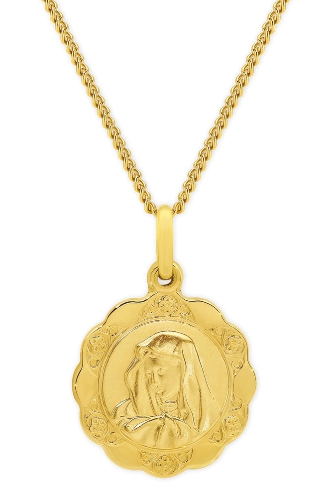 9ct Gold Madonna Medal