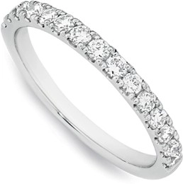 Alora 14ct White Gold 1/2 Carat TW Lab Grown Diamond Band