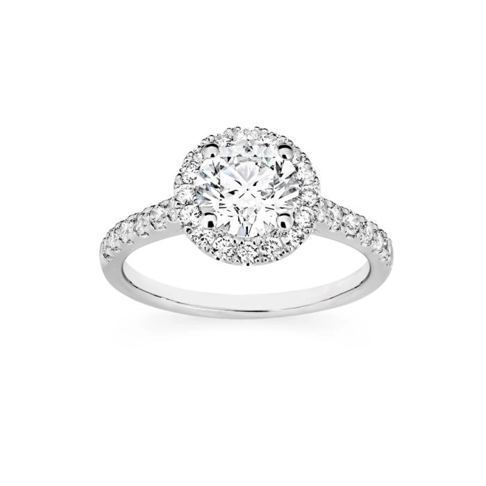 Alora 14ct White Gold 2 Carats TW Lab Grown Diamond Ring