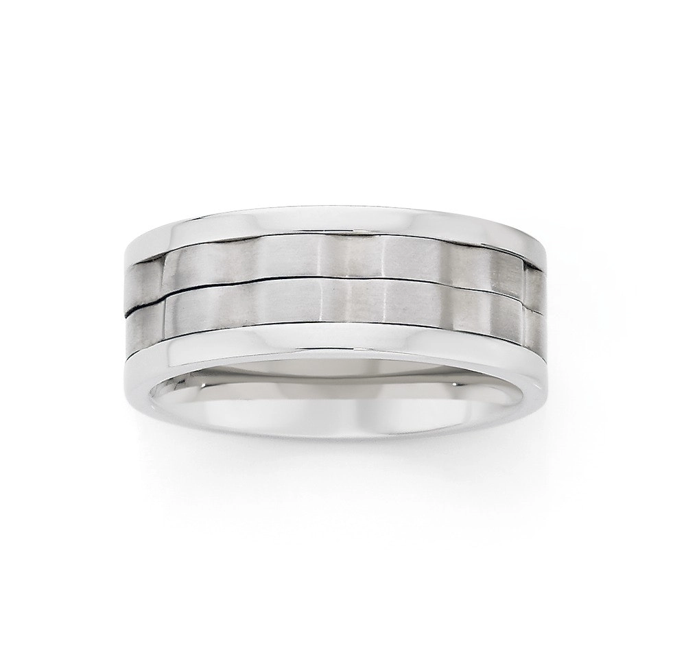 M+Y Stainless Steel Gents Ring