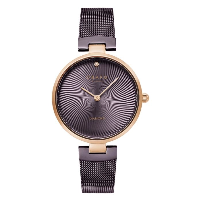 Obaku Diamant 1 - Walnut Ladies Watch