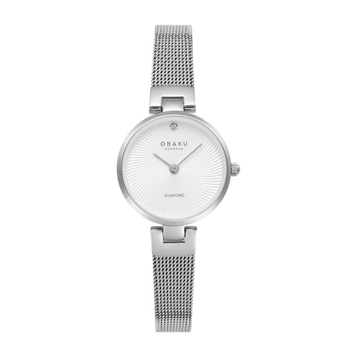 Obaku Diamant Petite - Steel Ladies Watch