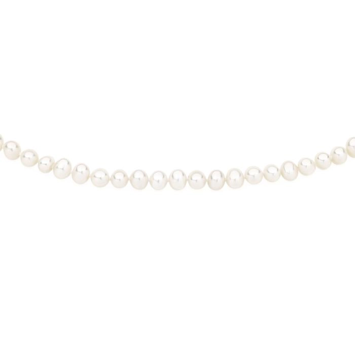 Sterling Silver Cultured Freshwater Pearl Necklace