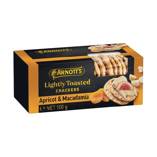 Arnott’s Lightly Toasted Crackers 100g