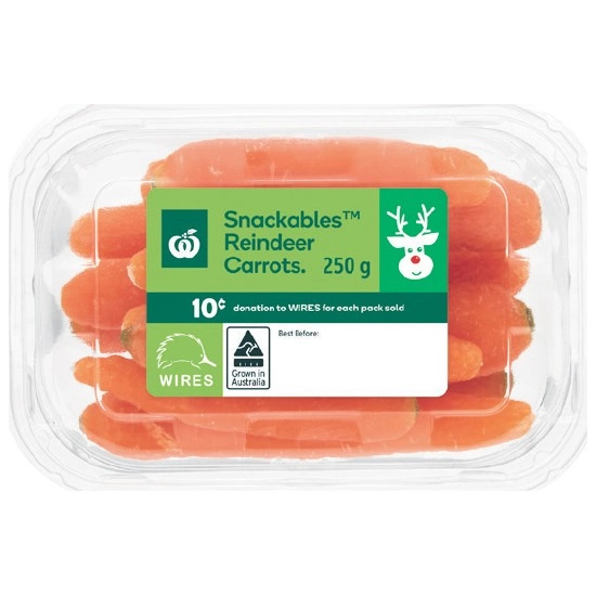 Australian Snackables® Carrots 250g Pack