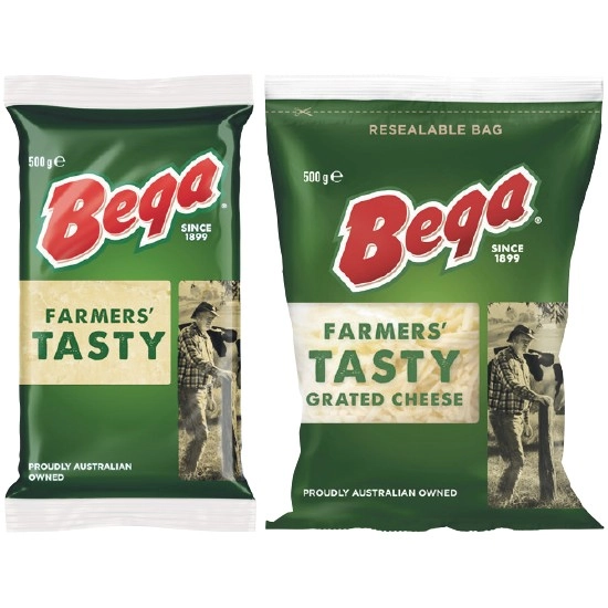 Bega Block or Grated Cheese 500g