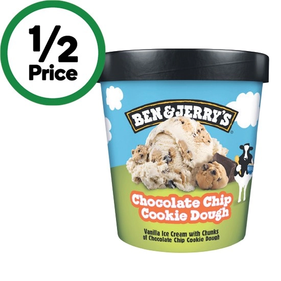 Ben & Jerry’s Ice Cream Pint Varieties 427-465ml – From the Freezer