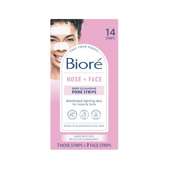 Biore Nose + Face Deep Cleansing Pore Strips Pk 14