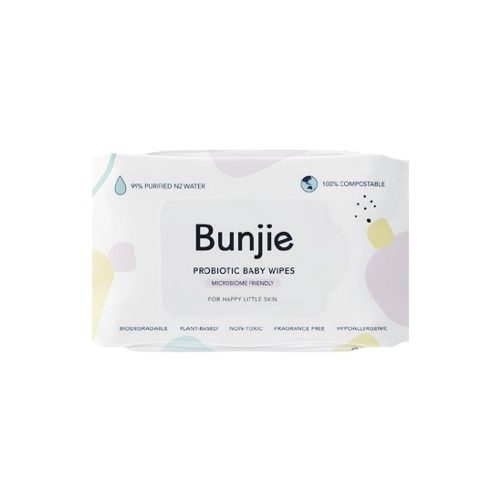 Bunjie Baby Probiotic Wipes Pk 80