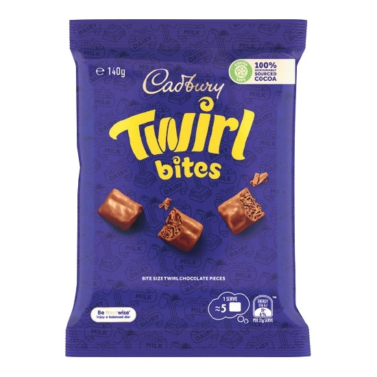 Cadbury Chocolate Bites 120-150g