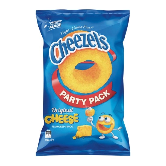 Cheezels Original Cheese Party Pack 190g