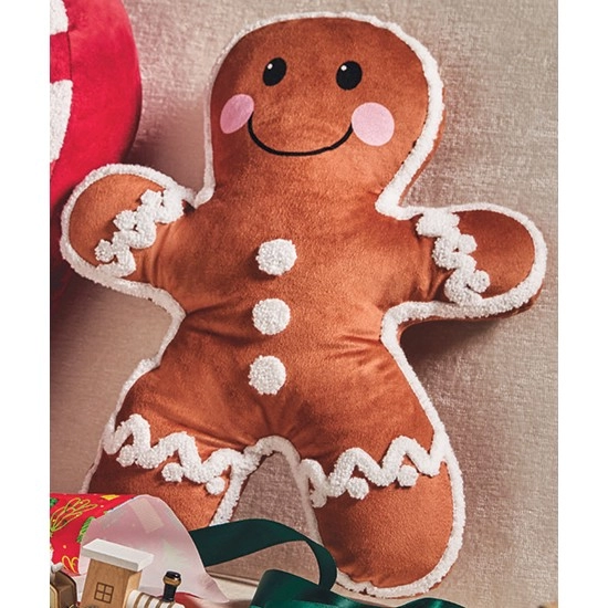 Christmas Shaped Cushion Gingerbread