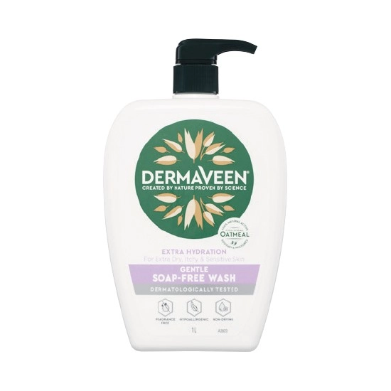 Dermaveen Extra Hydration Gentle Soap Free Wash 1 Litre