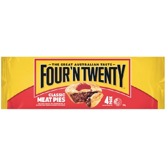 Four’N Twenty Traditional Pies 700g Pk 4