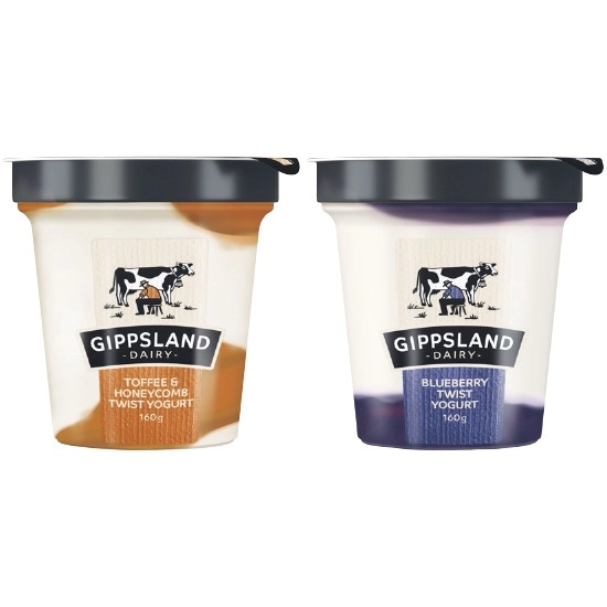 Gippsland Dairy Twist Yogurt 160g – From the Fridge