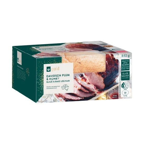 Gold Glaze & Bake Ham, Plum & Honey 840g