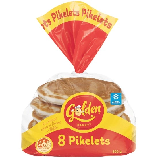 Golden Pikelets 200g Pk 8