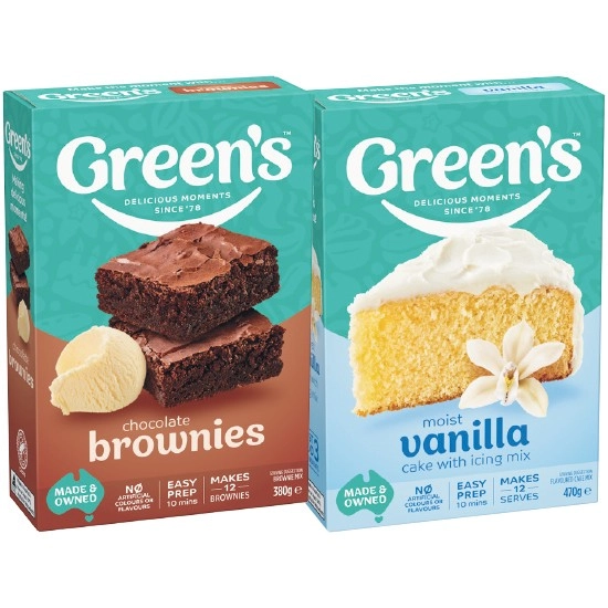 Green’s Traditional Baking Mixes 350-470g