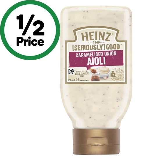 Heinz Caramelised Onion Aioli 295ml