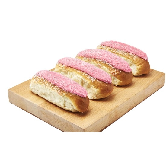 Iced Finger Bun Varieties Pk 4#