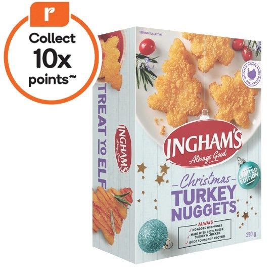 Ingham’s Christmas Turkey Nuggets 350g – From the Freezer