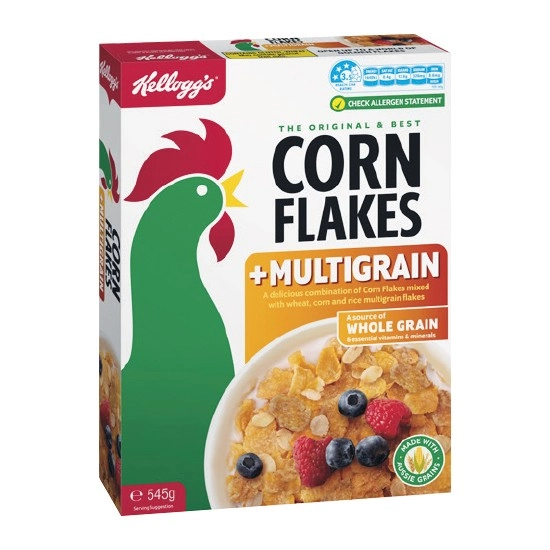 Kellogg’s Corn Flakes + Multigrain 545g