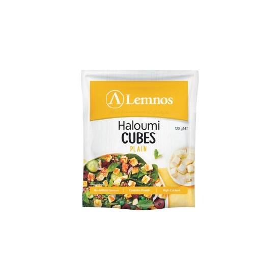 Lemnos Haloumi Cubes Plain 120g