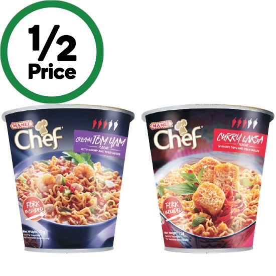 Mamee Chef Cup Noodles 72g