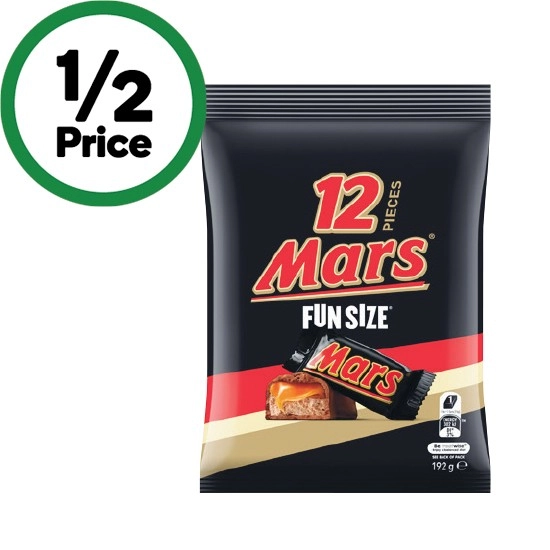 Mars Chocolate Sharepacks 132-192g