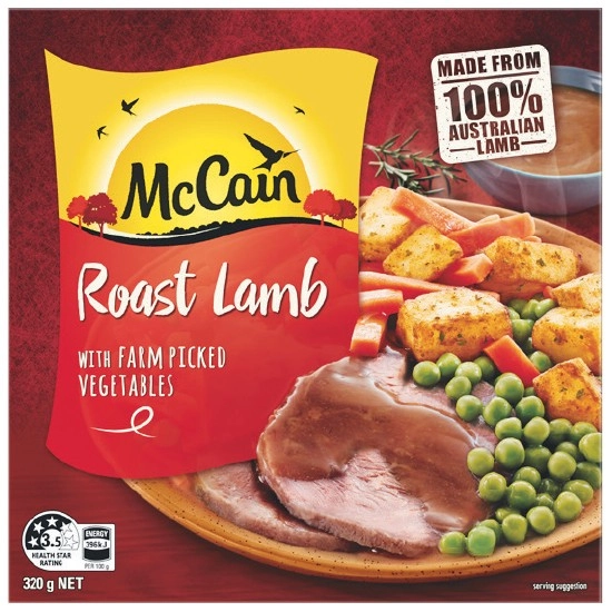 McCain Plated Frozen Dinner 320g