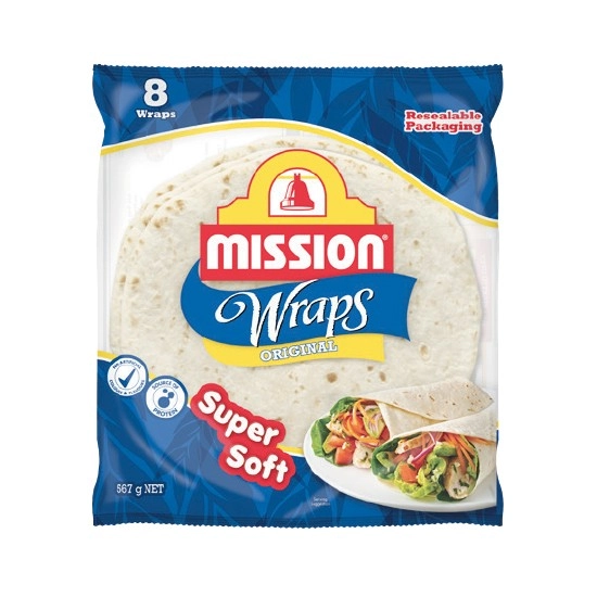 Mission Wraps Varieties 425-567g Pk 6-8