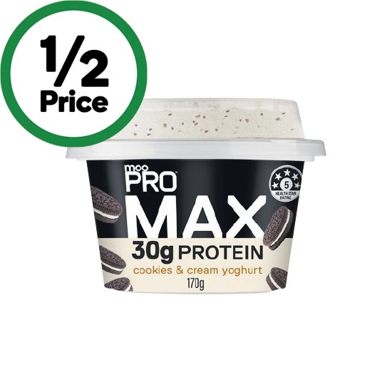 MooPRO MAX High Protein Yoghurt & Protein Powder 170g – From the Fridge