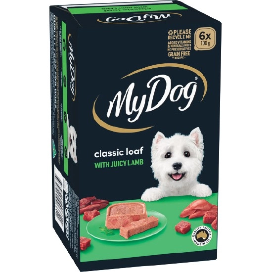 My Dog Wet Dog Food Pk 6 x 100g