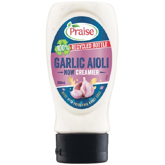 Praise Flavoured Mayonnaise or Aioli 250ml