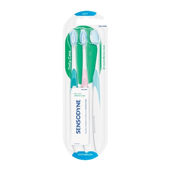 Sensodyne Daily Care Toothbrush Pk 3