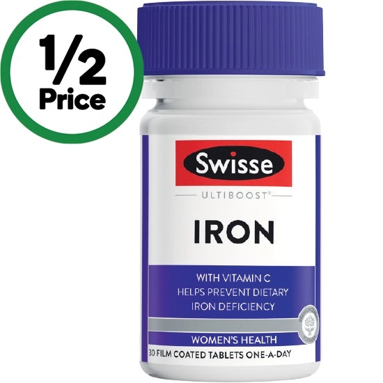 Swisse Ultiboost Iron Tablets Pk 30~